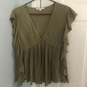| Joy Joy | Make an Offer | Green Top w/Gold Accents